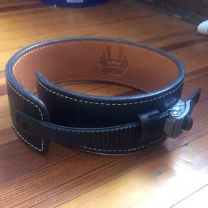 DB gear leather weight belt xxs